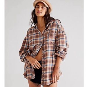 Free People Happy Hour Flannel